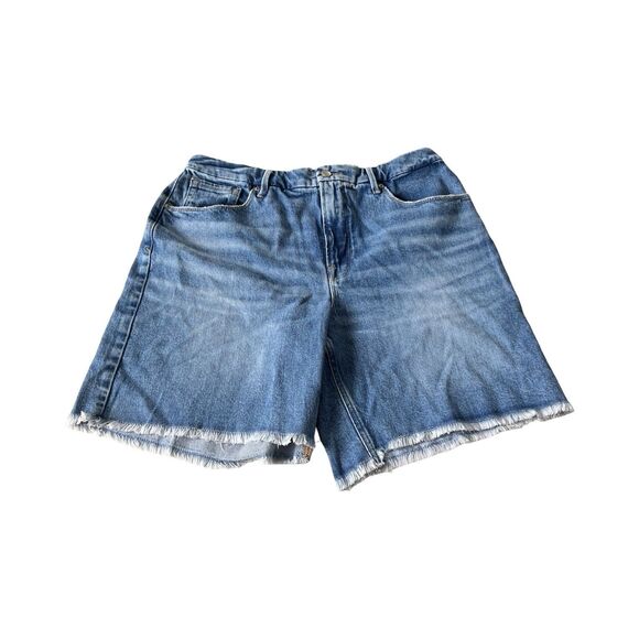 Good American‎ Shorts Womens 12/31 High Rise Cutoff Distressed GNICO235T New - Picture 1 of 5